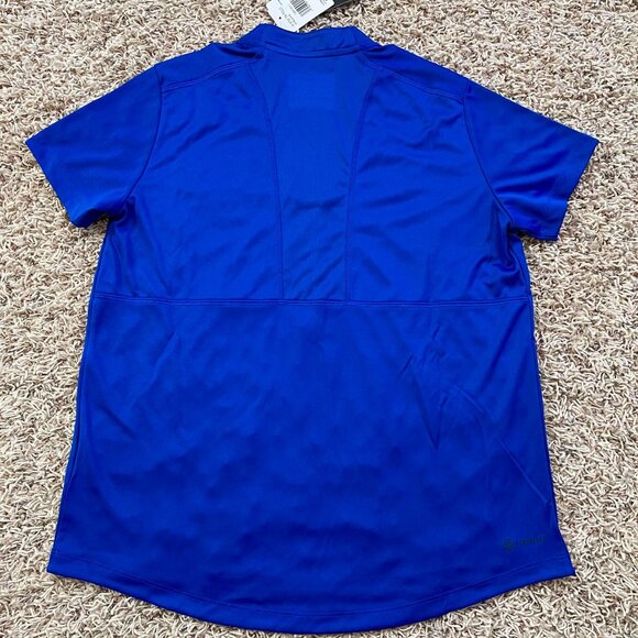 Adidas Women’s Tiro Aeroready V-Neck Jersey Shirt Blue, Size Medium (New) - Picture 6 of 9
